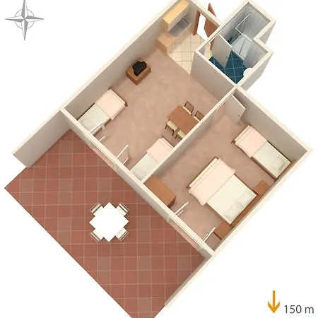 6005a Appartamento Lokva Rogoznica